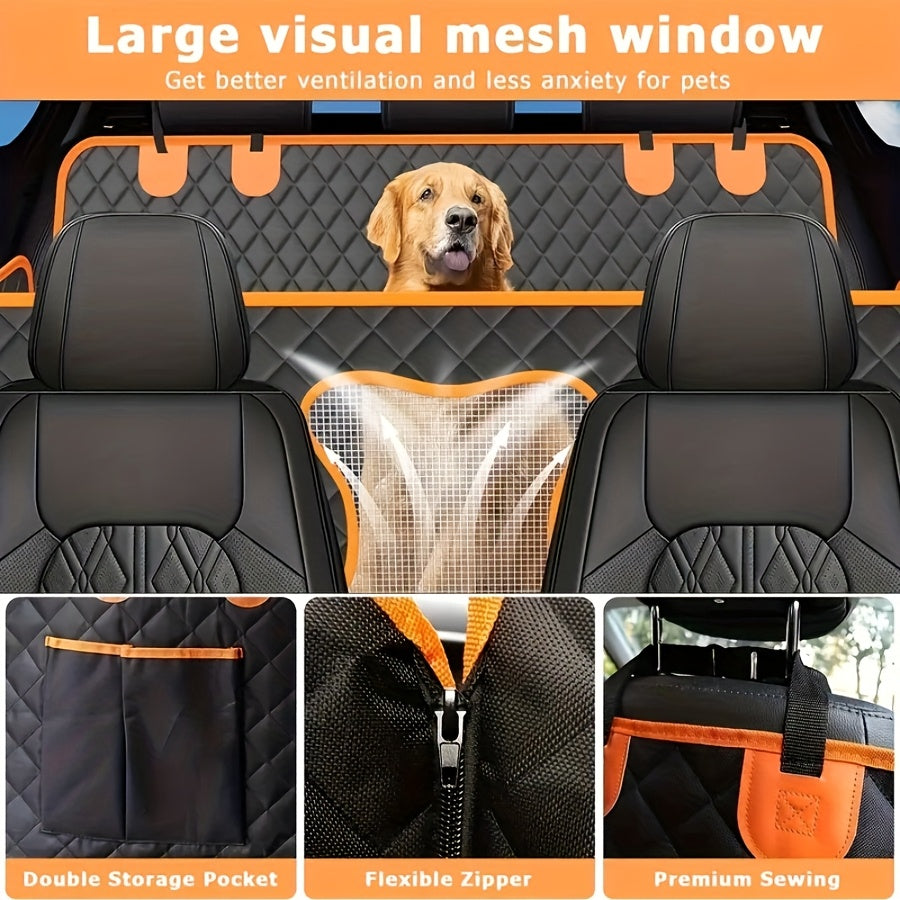Pet Dog Car Seat Cover Hammock Scratch-Resistant Durable Backrest Cover, Suitable for Cars and SUVs