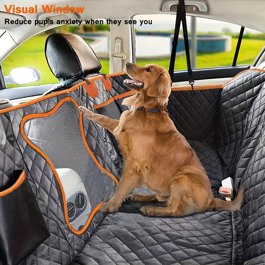 Pet Dog Car Seat Cover Hammock Scratch-Resistant Durable Backrest Cover, Suitable for Cars and SUVs