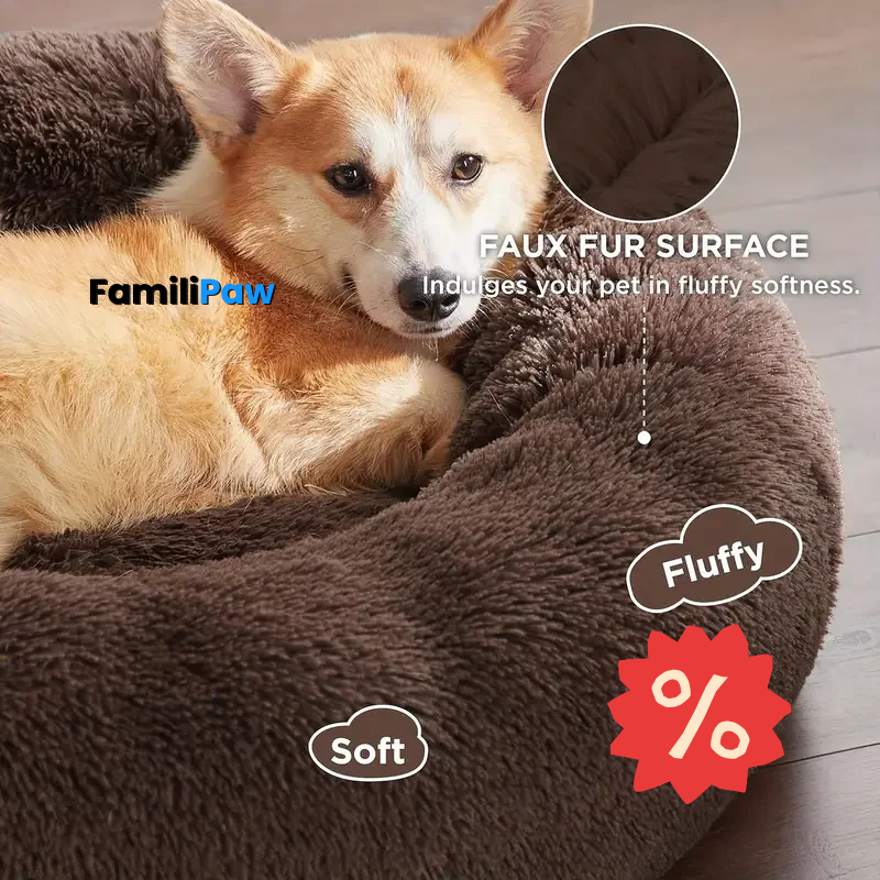 Unmatched Comfort: The Round Bed That Transforms Your Pet's Sleep.