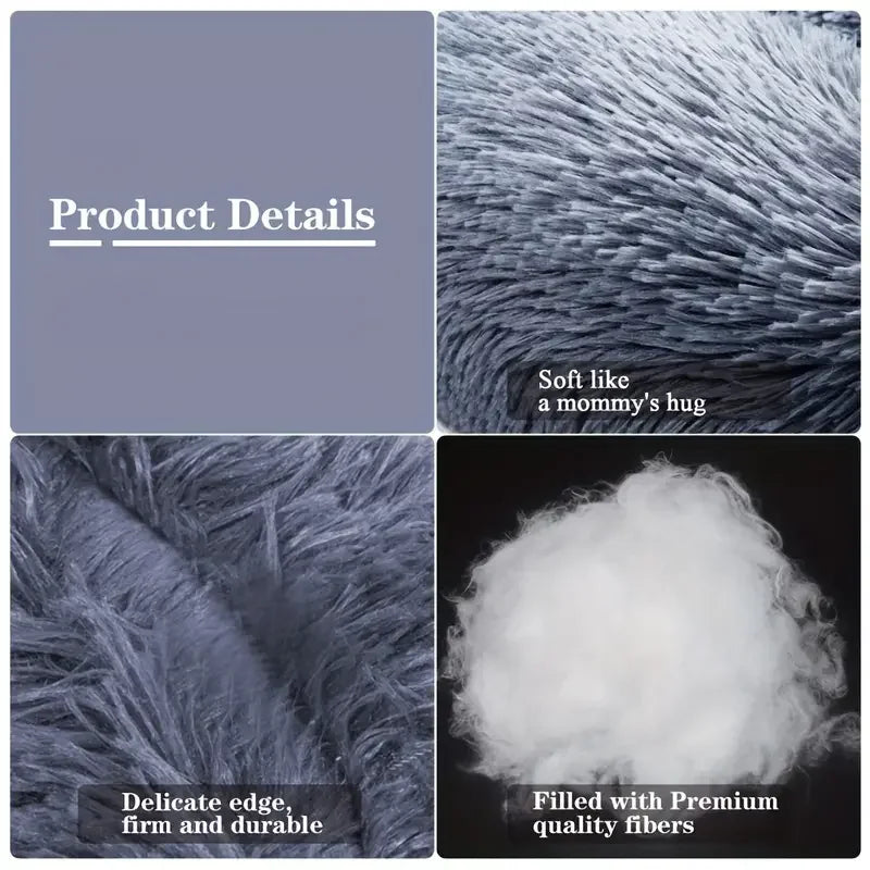 Unmatched Comfort: The Round Bed That Transforms Your Pet's Sleep.
