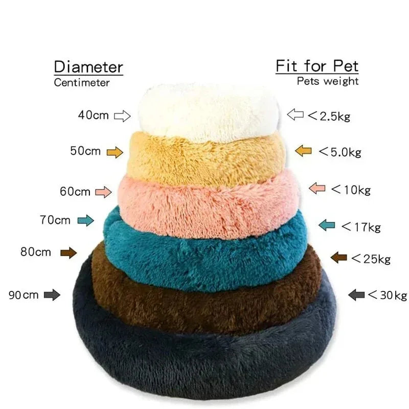 Unmatched Comfort: The Round Bed That Transforms Your Pet's Sleep.